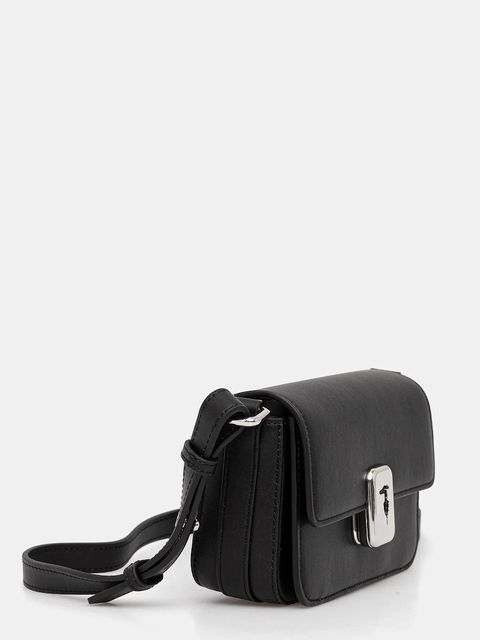 Trussardi torebka skórzana kolor czarny Z601E005978N - zdjęcie produktu nr 2