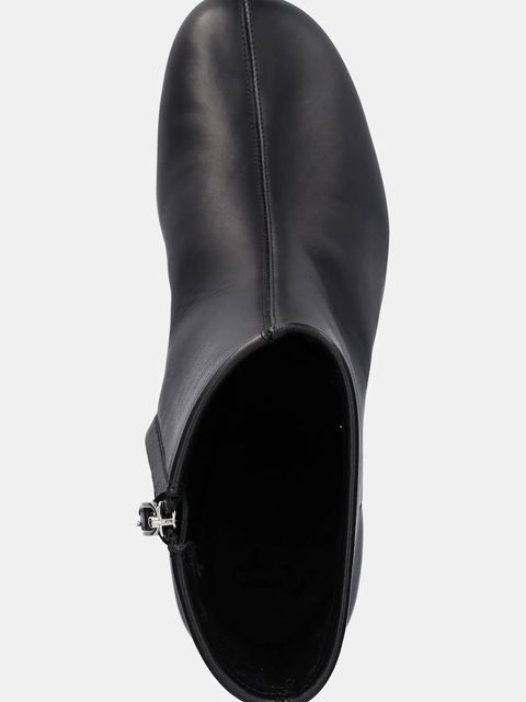 Weekend Max Mara botki skórzane Acro damskie kolor czarny na szpilce 2525796014600 - zdjęcie produktu nr 2