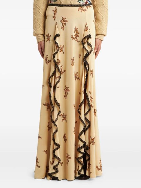 ETRO floral-print maxi skirt - Neutrals - zdjęcie produktu nr 1