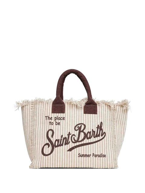 MC2 Saint Barth Vanity striped tote bag - Neutrals - zdjęcie produktu nr 2