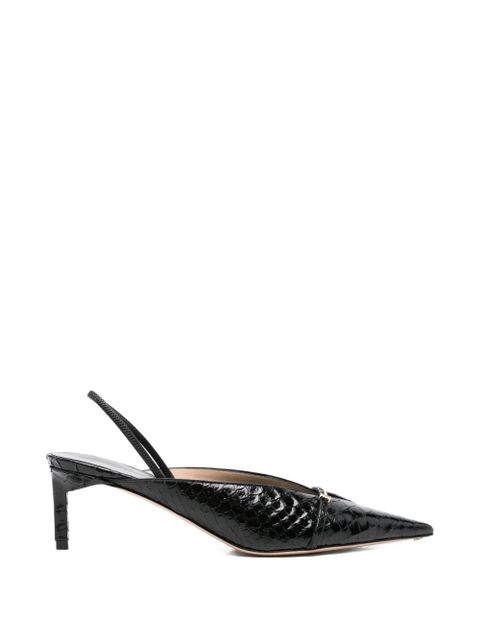TOM FORD sling-back leather pumps - Black - zdjęcie produktu nr 1