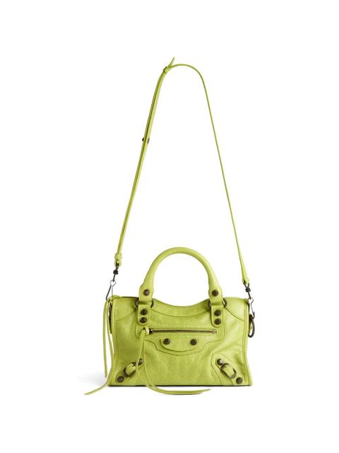 Balenciaga Le City leather cross body bag - Green - zdjęcie produktu nr 2