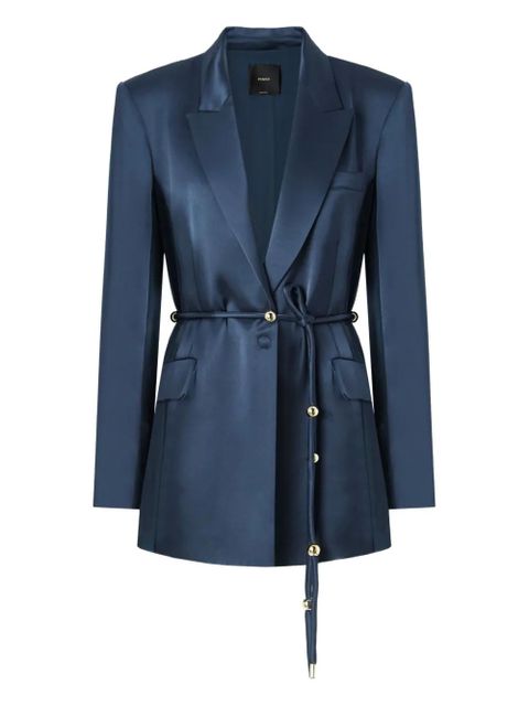 PINKO Carillon belted jacket - Blue - zdjęcie produktu nr 1