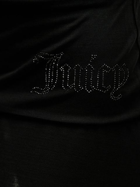 Juicy Couture spódnica kolor czarny mini rozkloszowana JCWGS126303