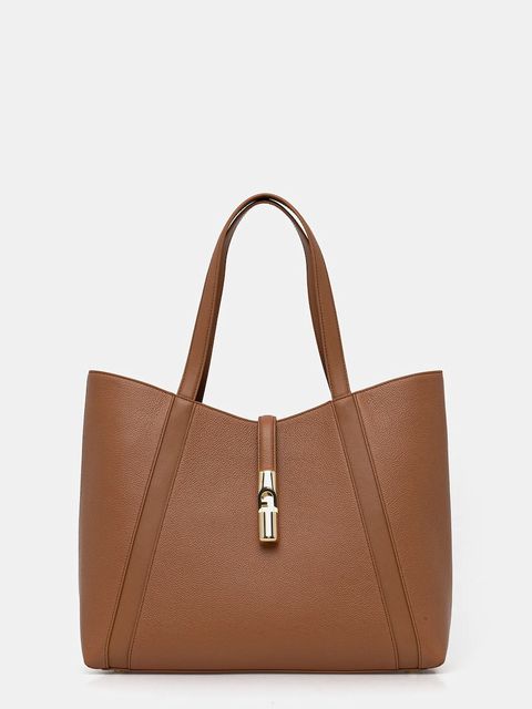 Furla torebka skórzana kolor beżowy WB01788 BX3353 RY000 - zdjęcie produktu nr 1