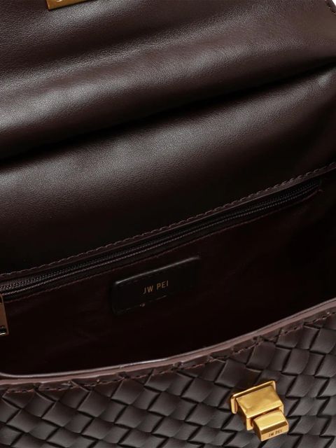 JW Pei Lucia woven top-handle tote bag - Brown