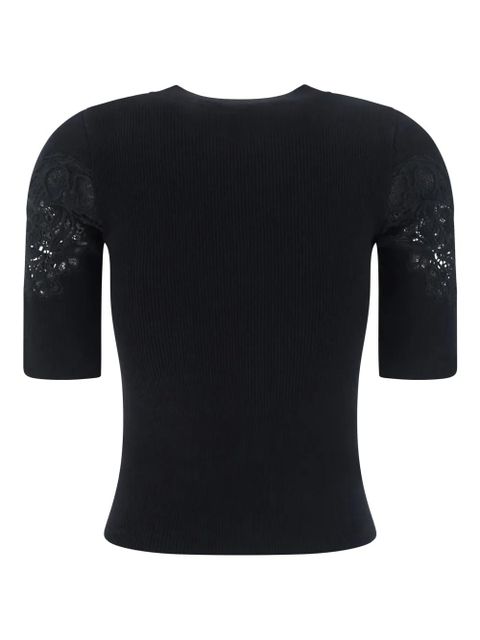 Chloé embroidered T-shirt - Black - zdjęcie produktu nr 2