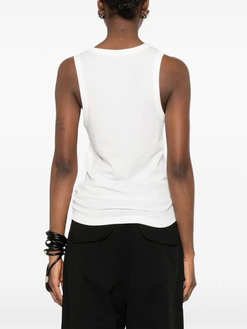 ENTIRE STUDIOS crewneck sleeveless top - White