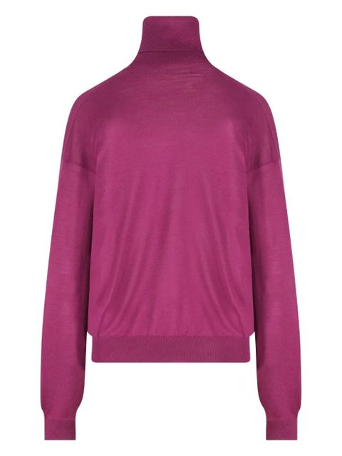 Saint Laurent turtleneck sweater - Purple - zdjęcie produktu nr 2