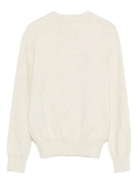 MARANT ÉTOILE embroidered-logo cardigan - Grey - zdjęcie produktu nr 2