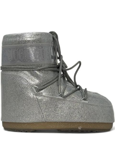 Moon Boot Icon Low glitter snow boots - Silver - zdjęcie produktu nr 1