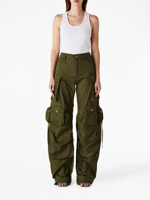 The Attico wide-leg cargo pockets - Green - zdjęcie produktu nr 2