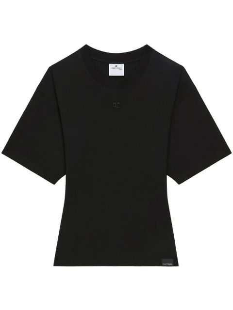 Courrèges wide-sleeves T-shirt - Black - zdjęcie produktu nr 1