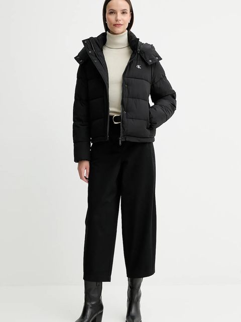 Calvin Klein Jeans kurtka kolor czarny zimowa LV047D513G - zdjęcie produktu nr 2