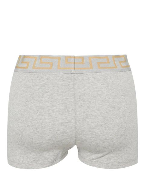 Versace Greca-waistband cotton boyshort - Grey - zdjęcie produktu nr 2