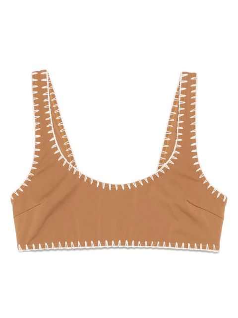 Nanushka Malti bikini top - Brown - zdjęcie produktu nr 1