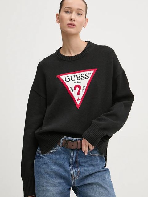 Guess Jeans sweter bawełniany - zdjęcie produktu nr 1