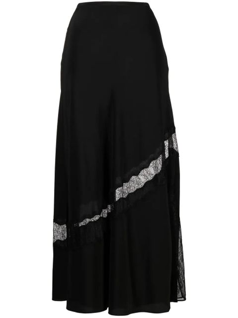 Zadig&Voltaire Jayal silk midi skirt - Black - zdjęcie produktu nr 1