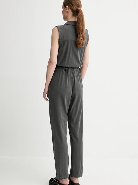 G-Star kombinezon bawełniany kolor szary z dekoltem w szpic D26093-C756 - zdjęcie produktu nr 2