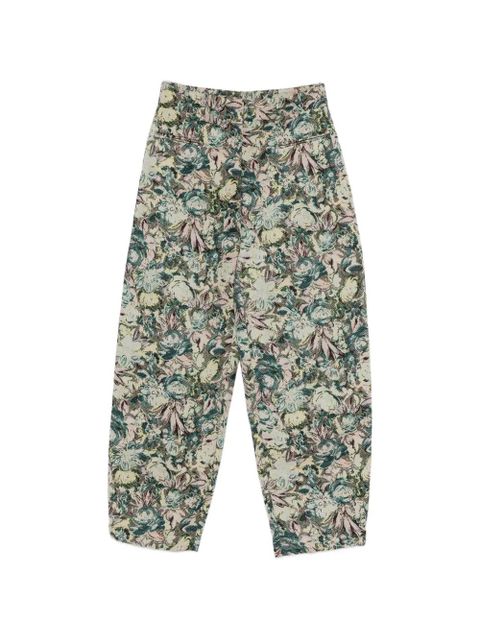 GANNI floral trousers - Neutrals - zdjęcie produktu nr 1