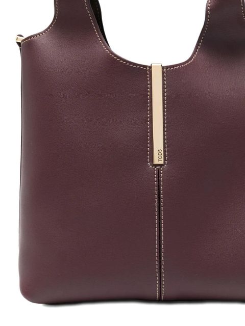 Tod's small Shopping leather tote bag - Red