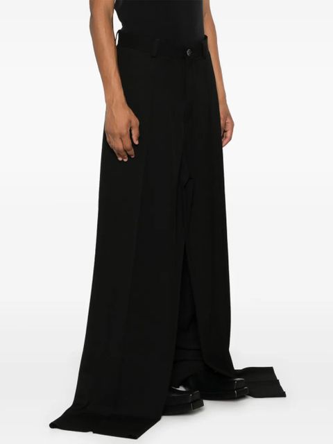 Balenciaga wool tailored trousers - Black