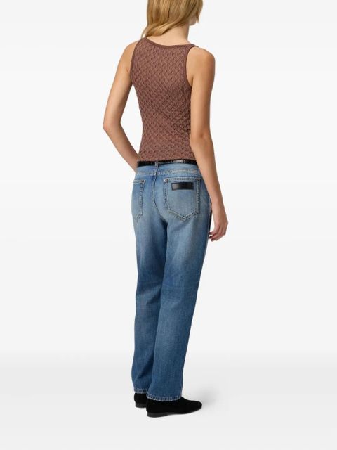 Missoni textured sleeveless tank top - Brown - zdjęcie produktu nr 2