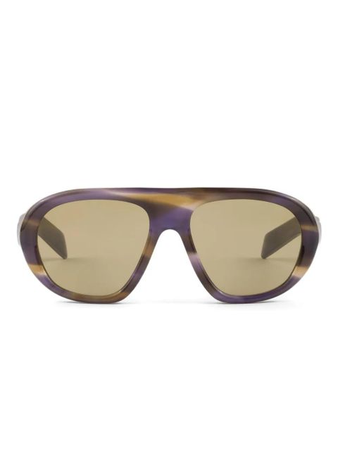 Prada Eyewear browline sunglasses - Purple - zdjęcie produktu nr 1