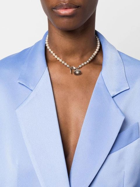 Vivienne Westwood faux-pearl necklace - Neutrals - zdjęcie produktu nr 2