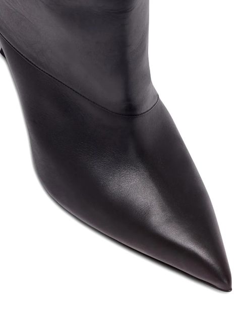 Balmain leather boots - Black