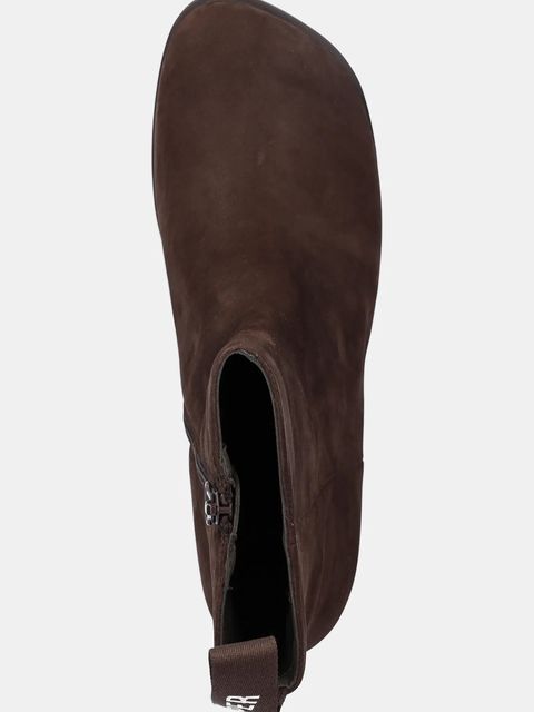 Camper botki nubukowe Kora damskie kolor brązowy na słupku K400798-002