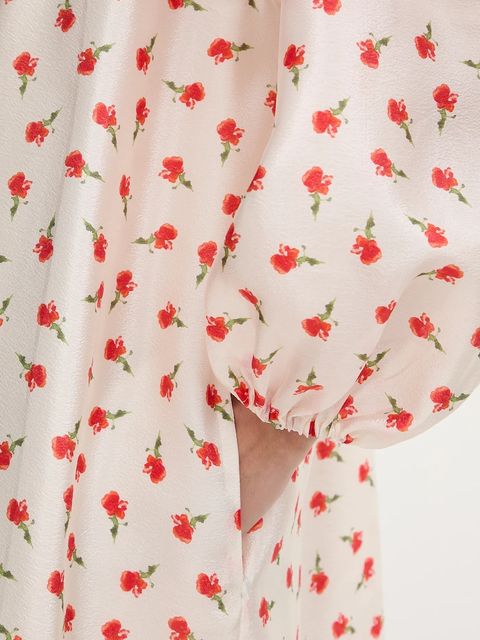 Stine Goya sukienka kolor beżowy mini rozkloszowana SG-PS26-D150-2067