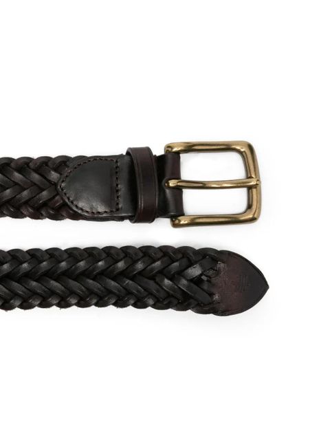 DRAGON DIFFUSION 9ply Polo intreccio braided belt - Brown - zdjęcie produktu nr 2