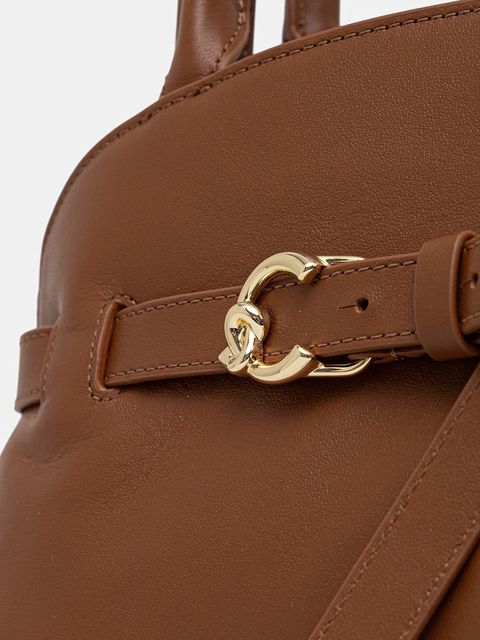 Coccinelle torebka skórzana SABINE kolor brązowy E1.TLA.18.02.01