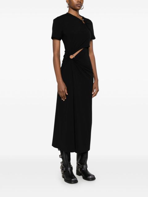 Rabanne jersey midi dress - Black