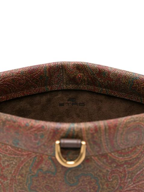 ETRO paisley-pattern shoulder bag - Brown