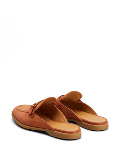 Tod's leather mules - Brown