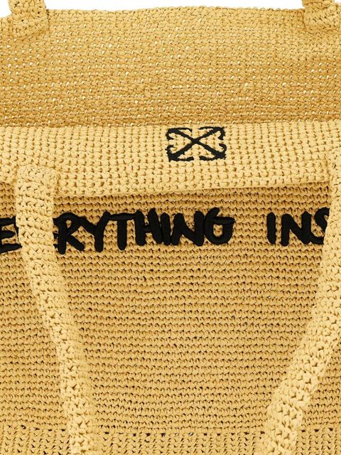 Off-White Jitney embroidered tote bag - Neutrals - zdjęcie produktu nr 2