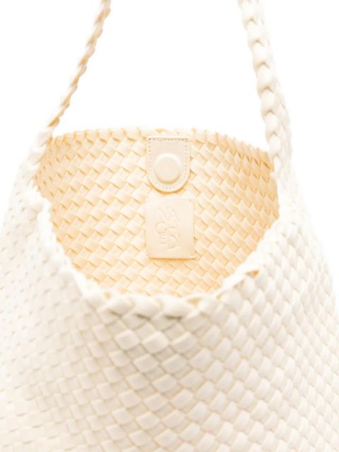 NAGHEDI medium Nomad Hobo woven tote bag - Neutrals