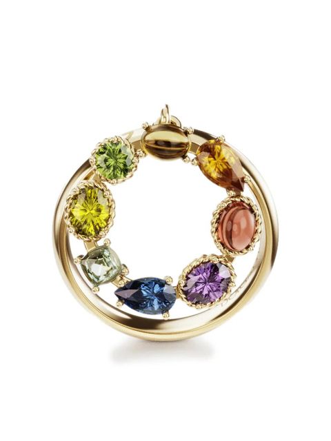 Dolce & Gabbana 18kt yellow gold Rainbow Alphabet O ring - zdjęcie produktu nr 1