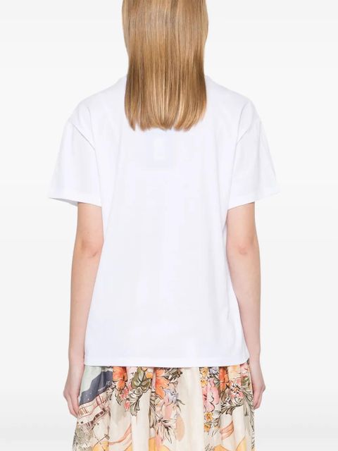 TWINSET logo-embroidered T-shirt - White