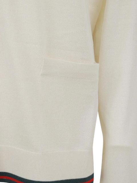 Gucci V-neck cardigan - Neutrals - zdjęcie produktu nr 2