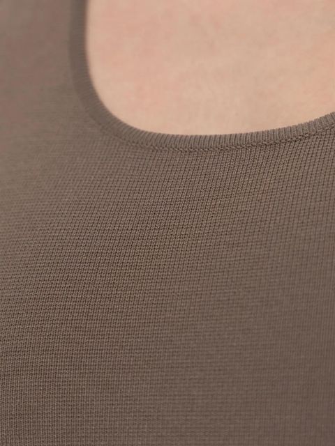 ENTIRE STUDIOS scoop-neck sleeveless body - Brown