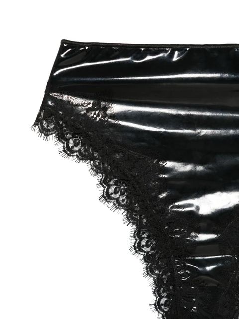 Oséree lace lingerie set - Black