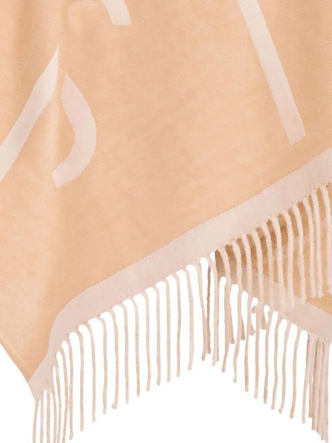 TWINSET fringed cape - Orange - zdjęcie produktu nr 2