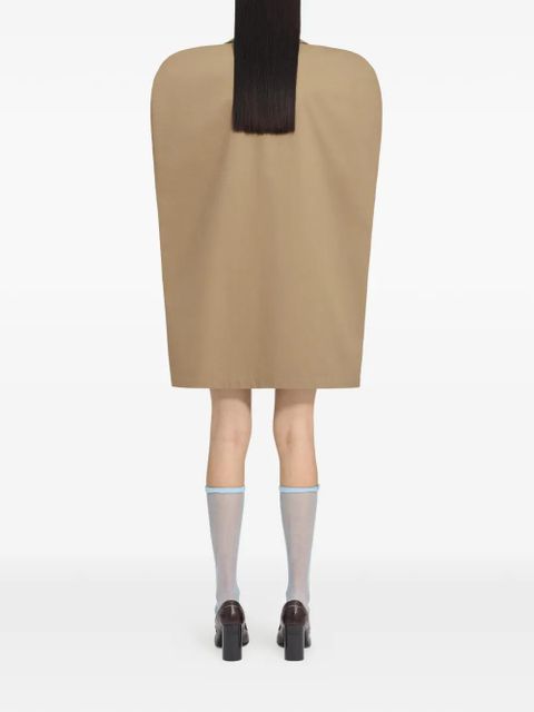 MM6 Maison Margiela cotton coat - Brown