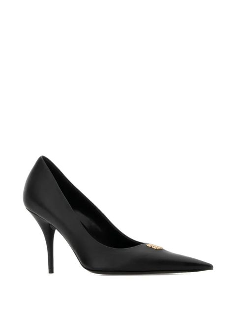 Balenciaga 90mm Avenue BB Editor leather pumps - Black - zdjęcie produktu nr 2