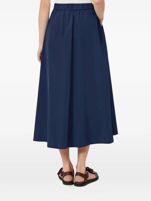 Weekend Max Mara pleated flared midi skirt - Blue