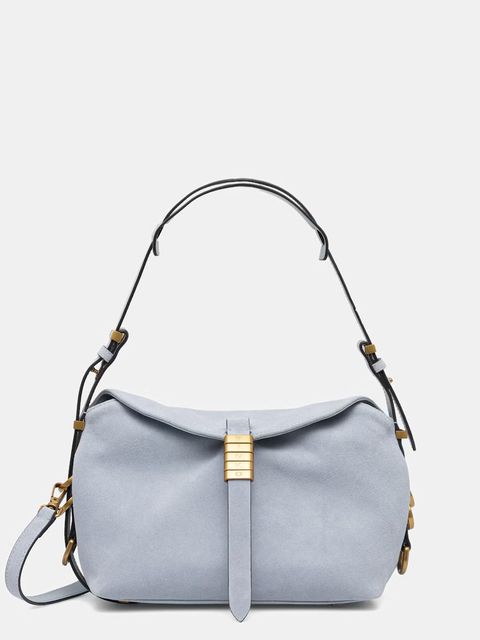 Pinko torebka crossbody damska zamszowa Horizontal - zdjęcie produktu nr 1
