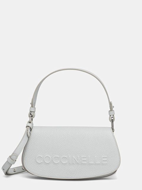 Coccinelle torebka skórzana kolor szary E5 QBB 52 01 01 - zdjęcie produktu nr 1